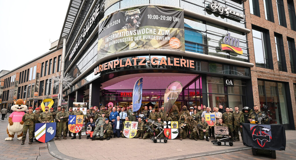 Die Bundeswehr in der Marienplatzgalerie