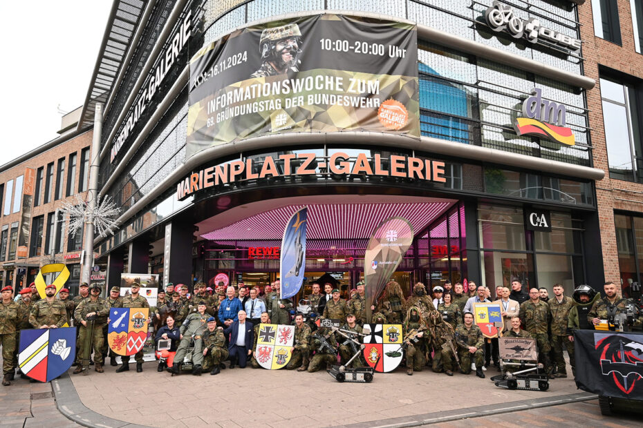 Die Bundeswehr in der Marienplatzgalerie