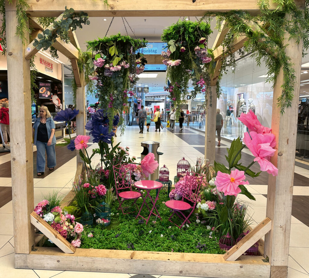 Sommerstimmung in der Marienplatz-Galerie.