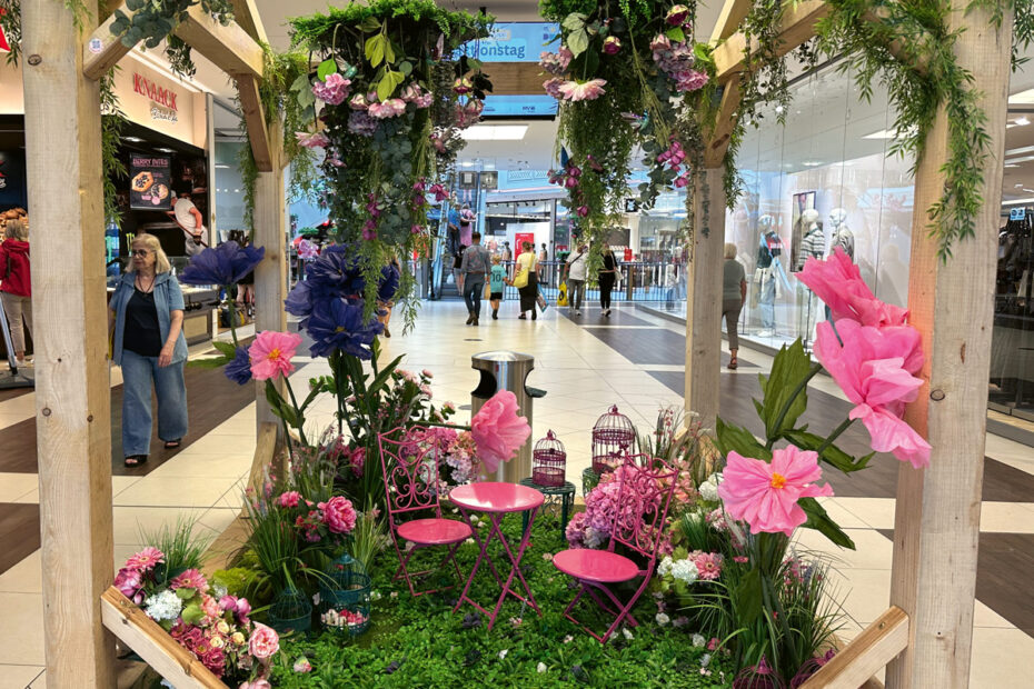 Sommerstimmung in der Marienplatz-Galerie.