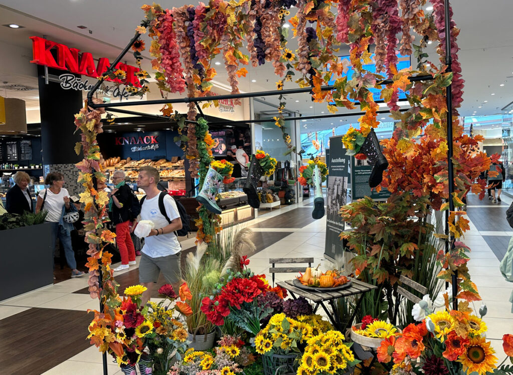 Herbstdekoration in der MArienplatzgalerie