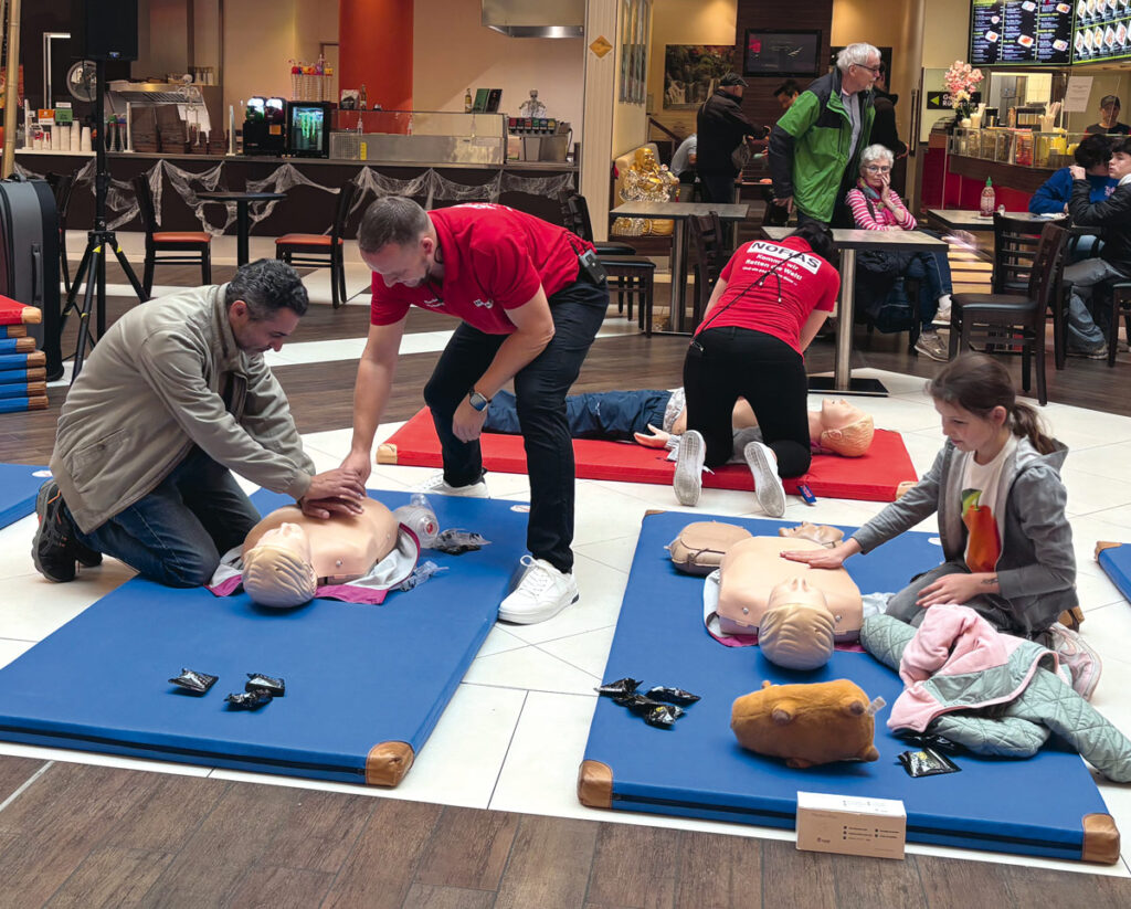 Wiederbelebungsübungen