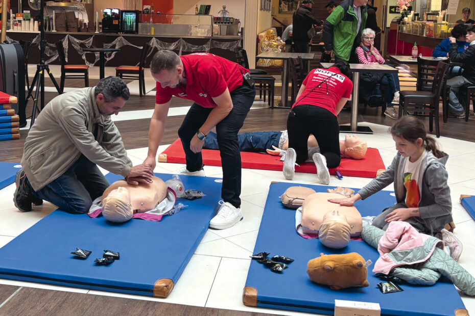 Wiedebelebungsübungen