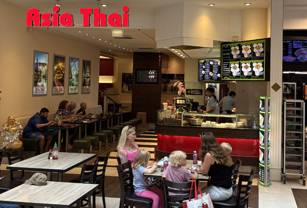 Asia Thai im Untergeschoss der Marienplatz-Galerie